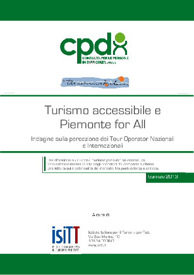 Turismo accessibile e Piemonte for All